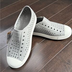 Native Kids Slip-On Loafers in Light Gray